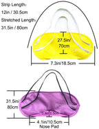 Eye Mask Sleep Masks Pack of 36 PorsMing Sleeping Mask Blindfold Eye Cover Team Building Games Party with Nose Pad and Adjustabl