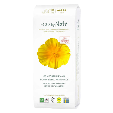 ECO SANITARY PADS NIGHT ( 16 X 10 CT   )
