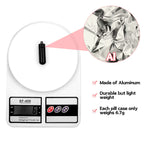 Patelai 12 Pieces Portable Pill Case Container Mini First Aid Keychain Pill Holder Waterproof Aluminum Medicine Bottle for Medic