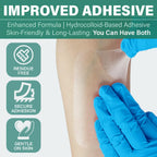 Everlit Care Transparent Film Dressing, Large Waterproof Adhesive Patch | Window Frame Wound Cover for Post Surgical Shower, IV