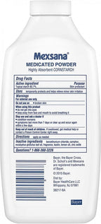 Generic DECA EXPERTS Polvo Mexsana para pies por 150gr, 5.29 oz Ayuda a Refrescar y Absorber Sudor -Mexsana Foot Powder - Tradit