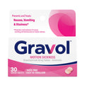 Gravol Motion Sickness Relief and Nausea Prevention, Easy to Swallow Coated Tablets, Anti-Nausea Medication Travel Essentials, 5