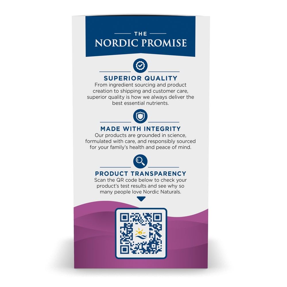 Nordic Naturals Menopause Support -Unflavored - 60 Capsules - Womens Hormone-Support Supplement for Menopause, Mood Balance & Ho