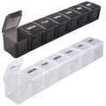 Asija Extra Large Pill Organizer 2 PCS, XL Weekly Pill Box, 7 Day Pill Case with Large Capacity, Jumbo Medicine Organizer for Vi