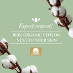 Organyc - 100% Organic Cotton Incontinence Pads for Bladder Leaks - Certified Odor Control, FSA/HSA Eligible, Moderate Flow, Reg