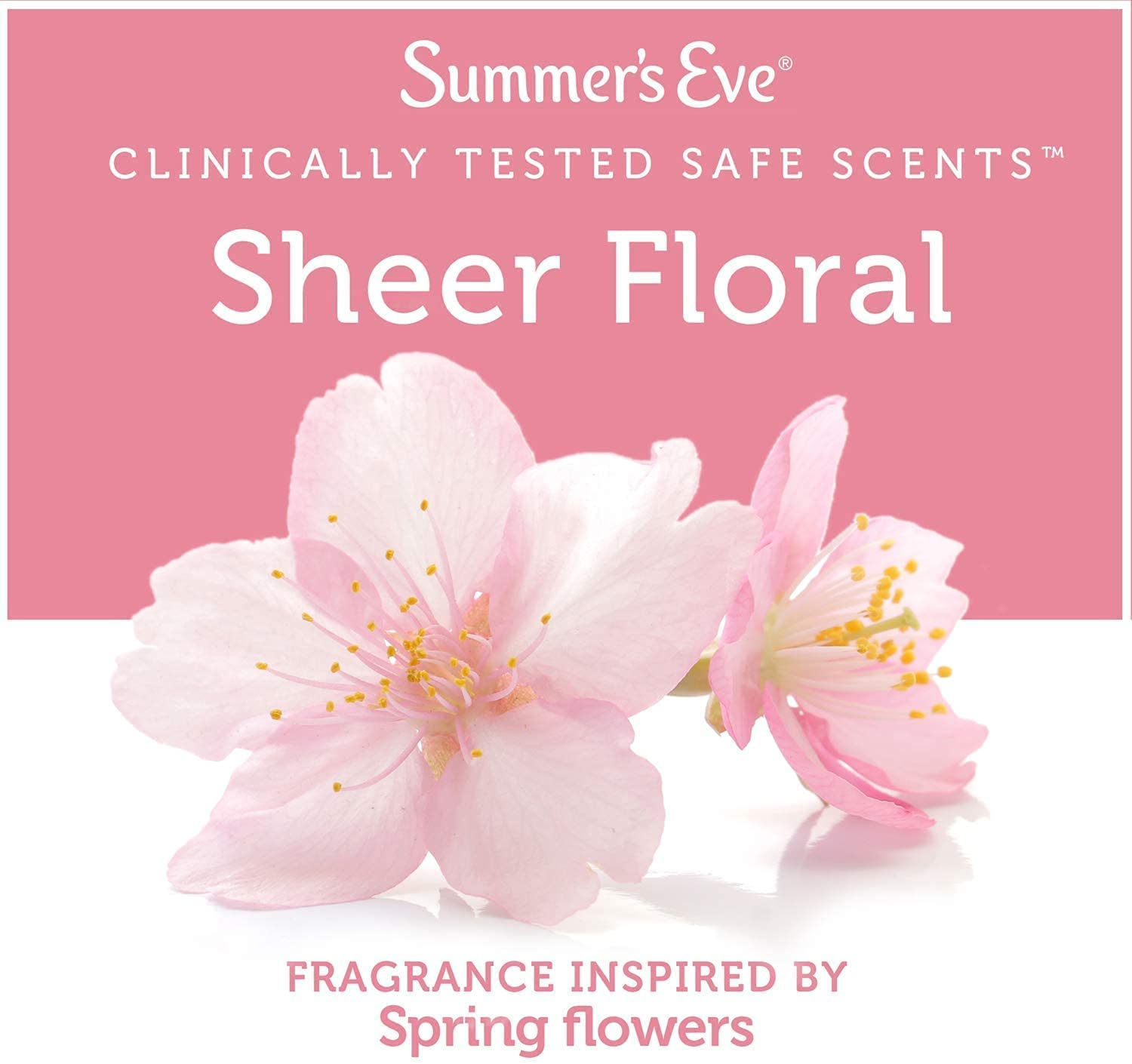 Summer's Eve Feminine Cleansing Cloths, Sensitive Skin, Sheer Floral 32 ea (Pack of 1)