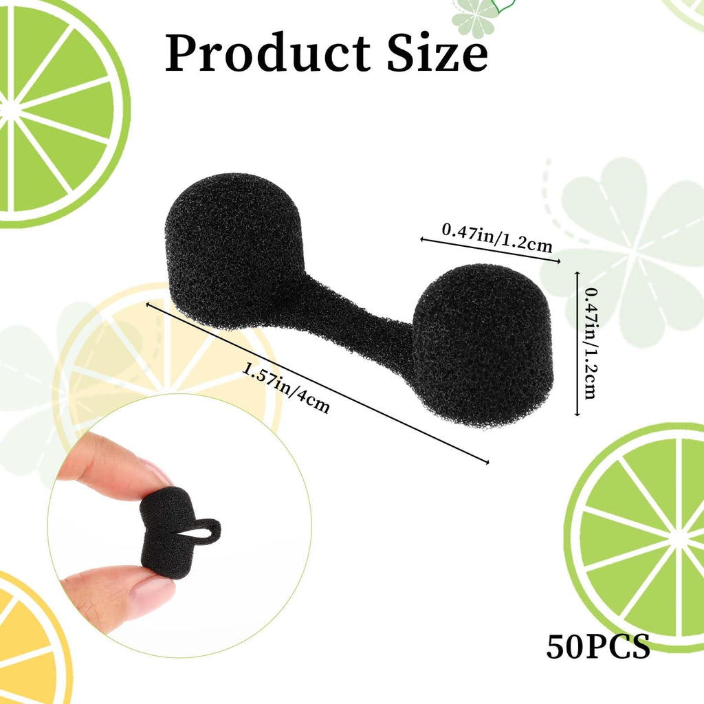 50Pcs Nose Plug Filter, Disposable Nose Dust Filters, Bulk Softness Sponge Nostril Filters, Nose Plug for Allergies and Dust, fo