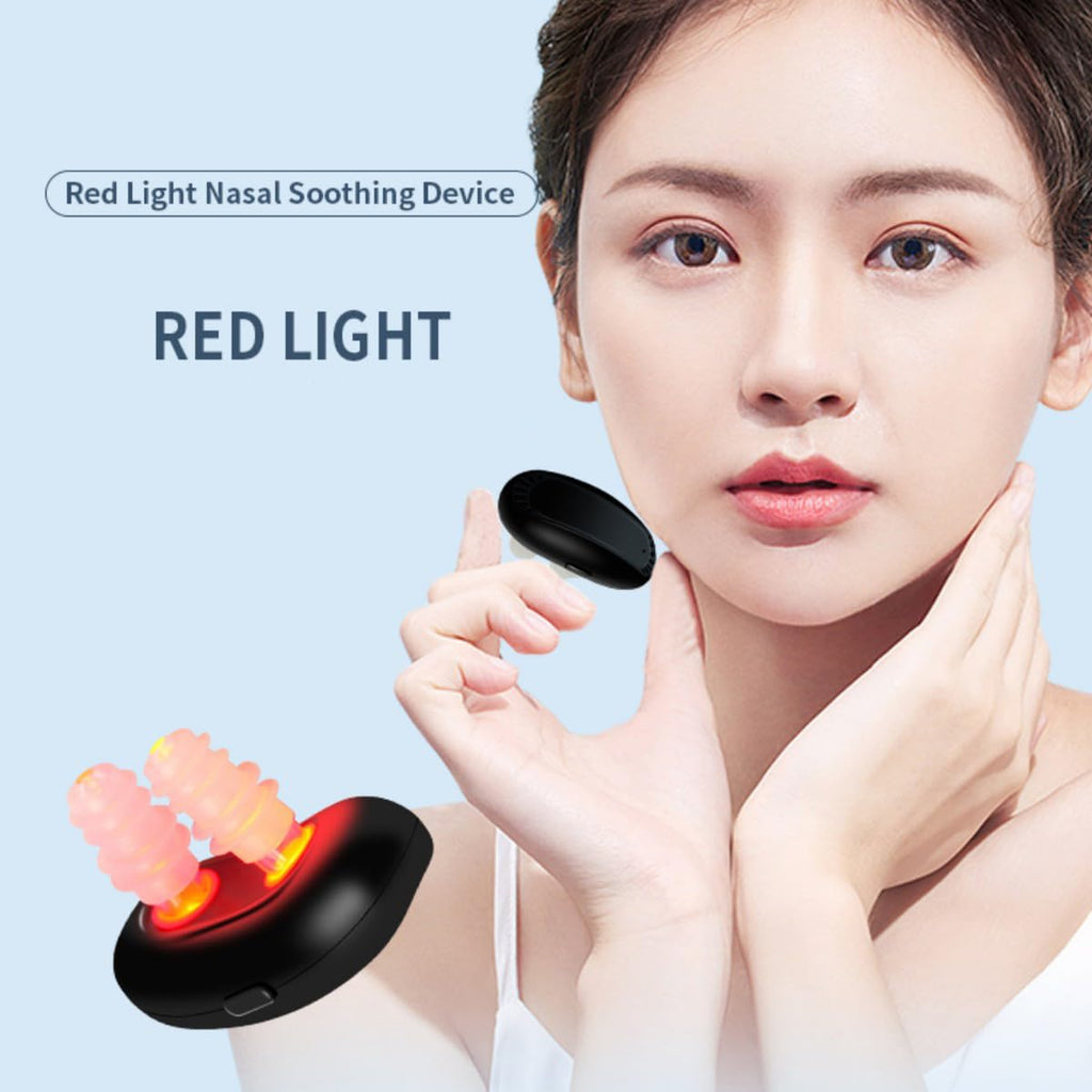 NODSUUP Red Light Nasal Therapy Device, Portable Red Light Therapy for Nose,Nomorecolds Nasal Soothing Device
