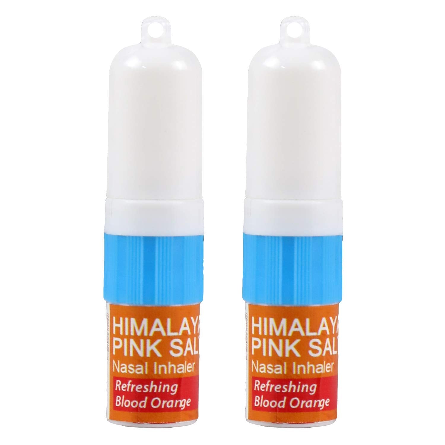 Natural Solution Pink Salt Aromatherapy Nasal Inhaler with Blood Orange Essential Oils for a Refreshing, Relaxing Experience, an