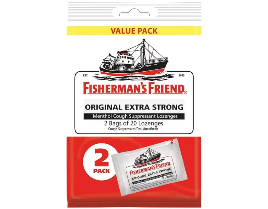 Fishermans Friend Original Extra Strong 4 Pack 80 Lozenges