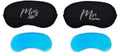 Blindfold Sleeping Eye Mask With Cooling Pad For Couples Men & Women