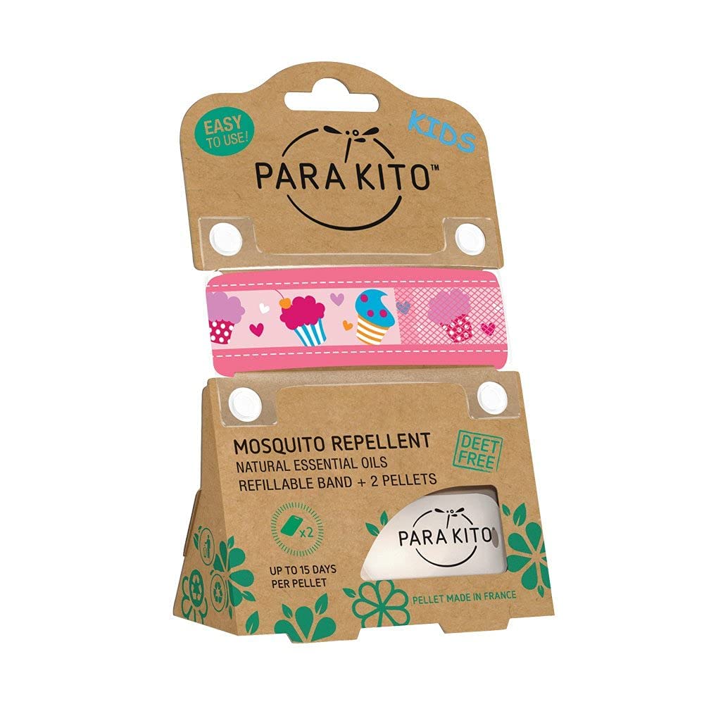 PARAKITO Bug & Mosquito Bracelets for Kids | Mosquito Spray Alternative | Waterproof, Outdoor Insect Wristband w/Natural Essent