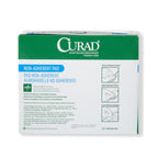 Curad Sterile Nonadherent Pad, Soft, Perforated, Absorbent, Cotton/Polyester, 2 x 3, Sterile, 100 pads