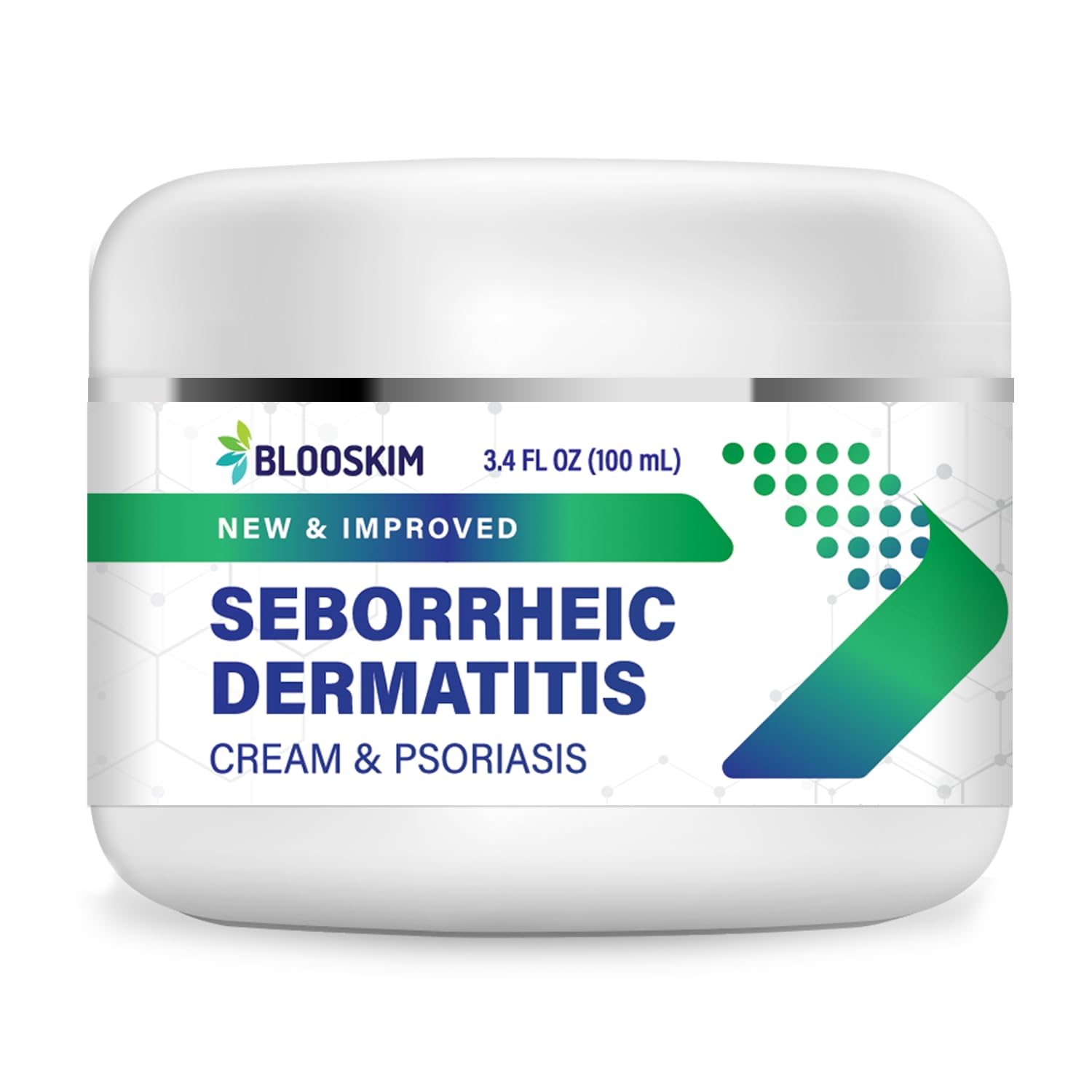 Blooskim Seborrheic Dermatitis Cream 100g - Face, Scalp & Body Moisturizing Treatment for Flaky, Itchy Skin - Daily Lotion for P