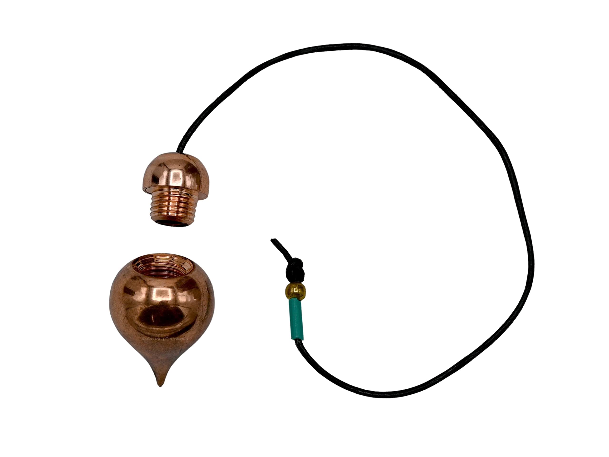 Amazing Gemstone Healing Metal Pendulums for Divination, Rose Gold Tear Drop Steel Copper Pendulum High Energy Pendulo de Bronce
