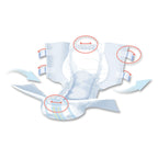 Seni Super Quatro Adult Incontinence Brief L Heavy Absorbency Breathable/Overnight, S-LA09-BQ1, Severe, 36 Ct