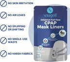 CPAP Mask Liners Full-Face (4-Pack, White)