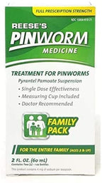 REESES PINWORM Medicine Liquid for Entire Family, Full Prescription Strength, 2 Oz