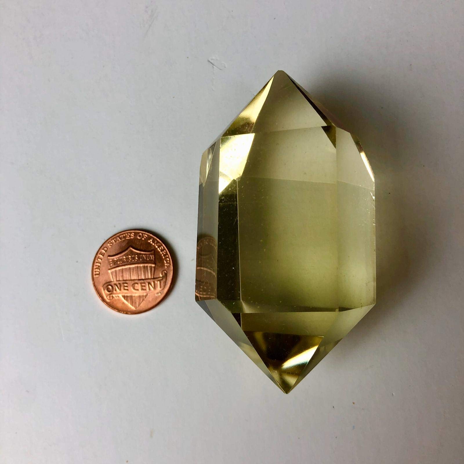 Natural Pure Smoky Citrine. Large Double terminated crystal. Healing crystal. Manipura chakra. Solar energy. Manifest dream Attr