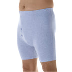 Wearever 3-Pack Mens Gray Regular Absorbency Washable Reusable Incontinence Boxer Briefs 3XL (Waist 46-48)
