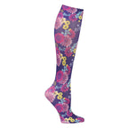 RedMoby Celeste-Stein-CMPS-2156 Womens 8-15 mmHg Compression Sock - Navy Daisy