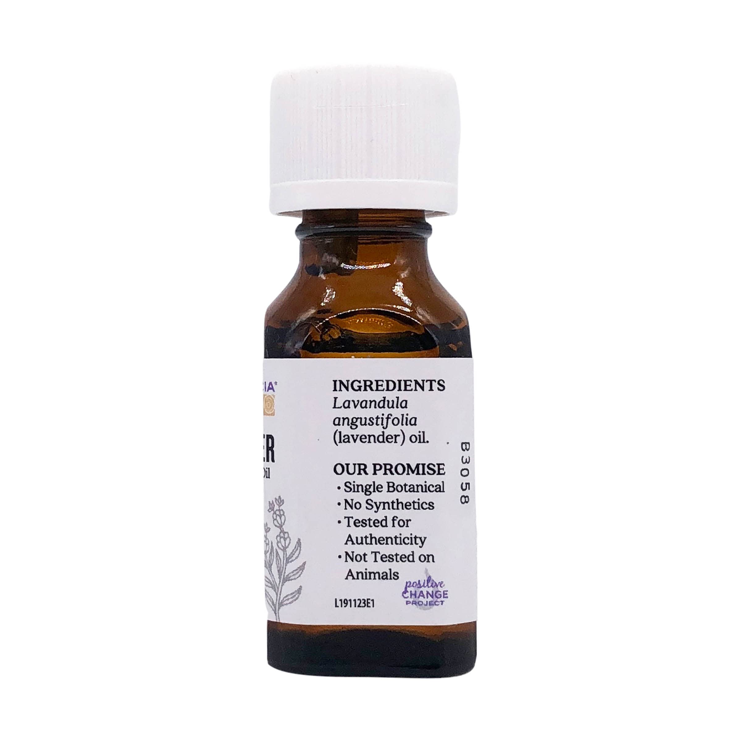 Aura Cacia 100% Pure Lavender Essential Oil GC/MS Tested for Purity 15 ml (0.5 fl. oz.) Lavandula angustifolia