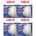 Band-Aid Brand Tru-Stay Adhesive Pads, Large Sterile Bandages for Wound Care and Protection, Large Size, 10 ct ( Pack of 4)