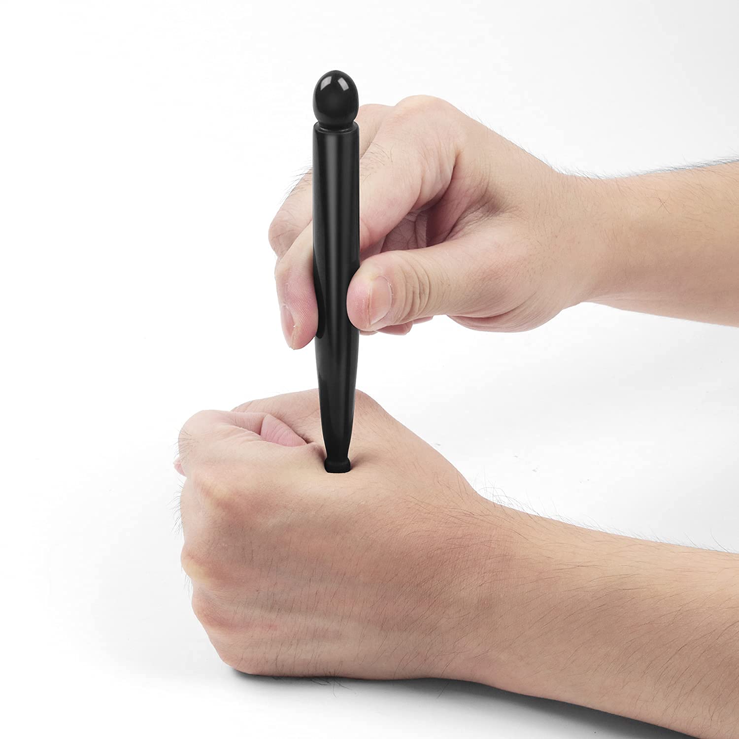 Bian Stone Manual Acupressure Pen-Trigger Point Massage Tool-Reflexology Pressure Point Massager for Full Body Relaxing Deep Tis