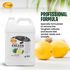 SPA REDI - Callus Remover for Feet Gel, Lemon and Lime, 128 Oz - Professional Pedicure Foot Care - Removes Toughest Calluses in