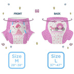 CutiePlusU Adult Diapers 10 Pieces, Disposable Incontinence Briefs with Tabs for Women and Men, Maximum Overnight Absorbency- Li