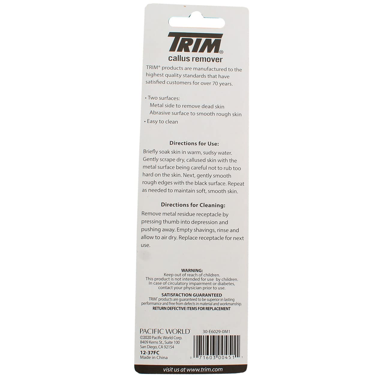 Trim Neet Feet Callous Remover (3 Pack)