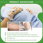 Transparent Film Dressing 2.3 x 2.75, 100 Packs, Waterproof Wound Cover Bandage, Post Surgical Shower or Tattoo Aftercare Bandag