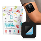 Glucomart Grip Sleeve for Tandem Mobi Insulin Pump - Adhesive Patch Holds Pump Securely to Skin While Allowing Pump Removal & Re