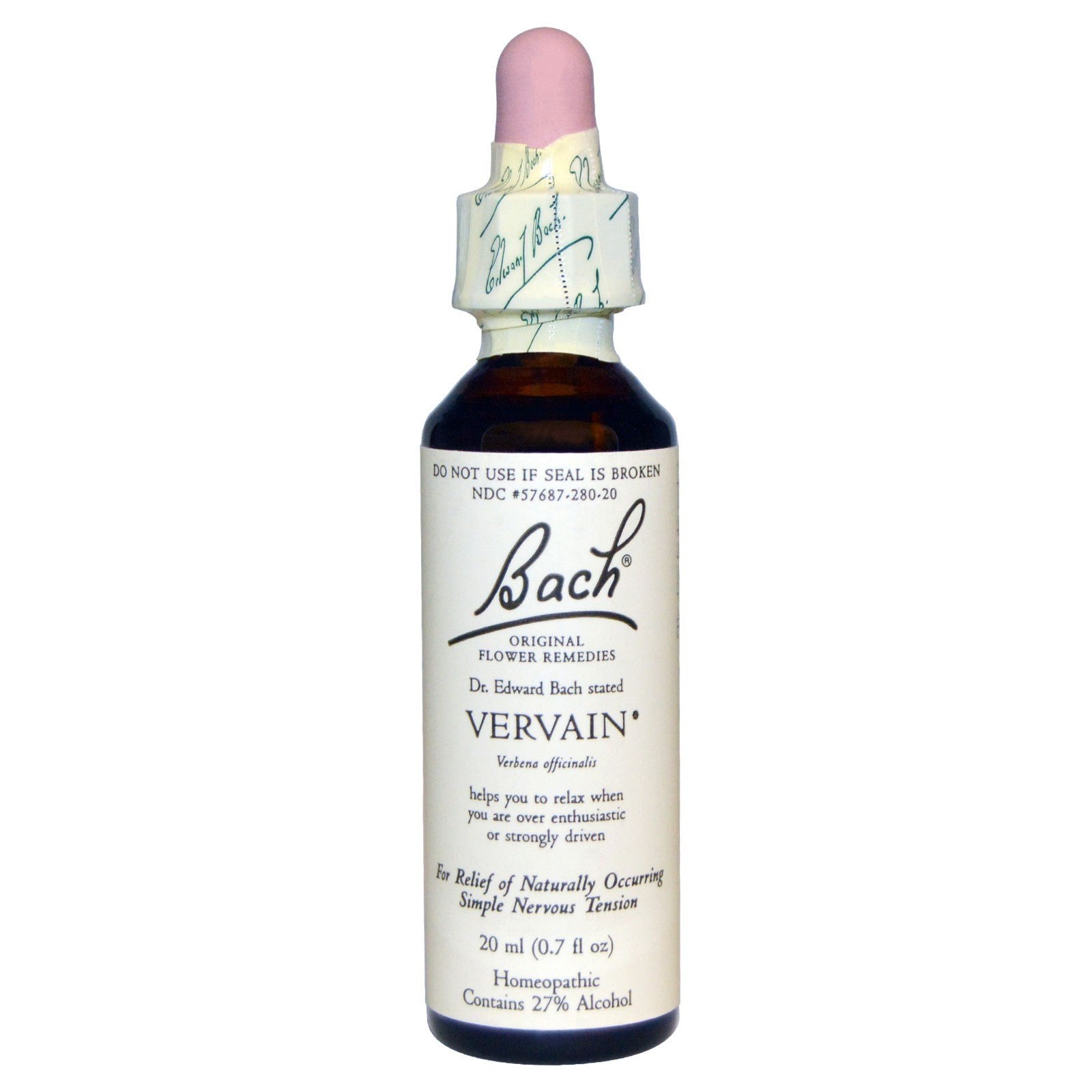 Vervain for Relaxation and Calm, Natural Homeopathic Flower Essence (20mL Dropper)