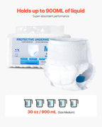 VEVOR Adult Incontinence Underwear, High Absorbent Protective Underwear for Men & Women, Disposable Adult Pull-ups Diapers with