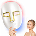 Red Light Therapy Mask with LED Face Mask Red Blue Light Therapy, 162 LEDs