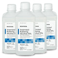 McKesson Isopropyl Rubbing Alcohol 70% [4 Count] USP First Aid Antiseptic, 16 oz