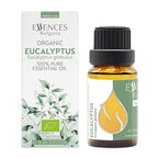 Essences Bulgaria Organic Eucalyptus Essential Oil 0.51 Fl Oz 15ml Eucalyptus globulus 100% Pure Natural Undiluted Therapeutic G