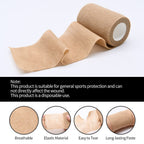 48pcs Self Adhesive Bandage Wraps, 4in 5 Yards, Skin Color (4 Inch, 48 Pack Skin Color)