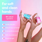 Merci Handy - Rainbowtiful Hand Sanitizer - Scented Hand Gel - 1.01 Fl Oz x8 - Travel Kit