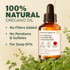 Kukka Oregano Essential Oil for Skin - 4 Fl Oz - 100% Pure Natural, Earthy & Herbaceous Scent, for Diffuser, Nails, Candle & Soa
