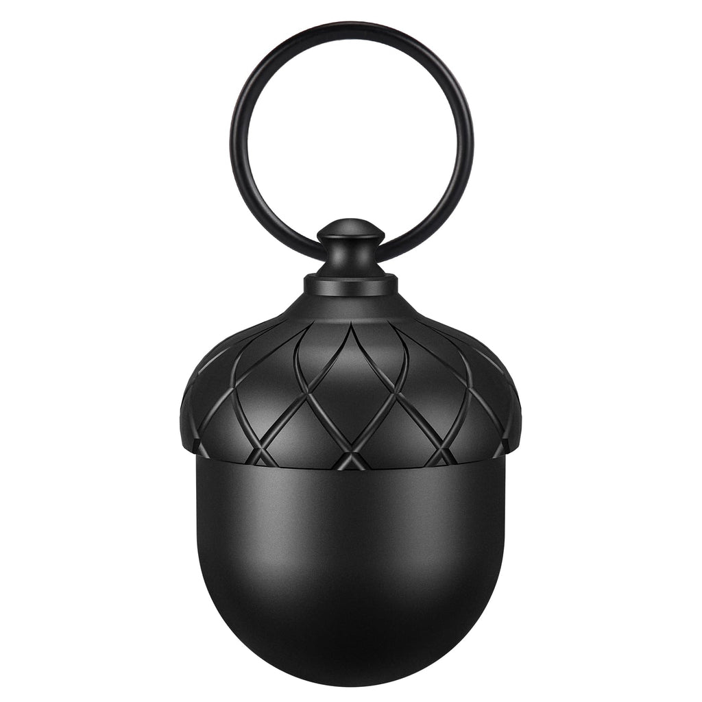 Aufew Mini Pill Case, Cute Keychain Pill Holder, Travel Metal Medicine Bottle, Airtight Pill Fob for Daily Pills & Small Essenti