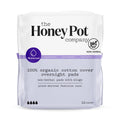 The Honey Pot Company - Non-Herbal Overnight Pads with Wings - Organic Pads for Women - Cotton Cover, and Ultra-Absorbent Pulp C
