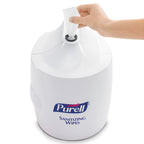 PURELL 901901 Hand Sanitizer Wipes Wall Mount Dispenser, 1200/1500 Wipe Capacity, White