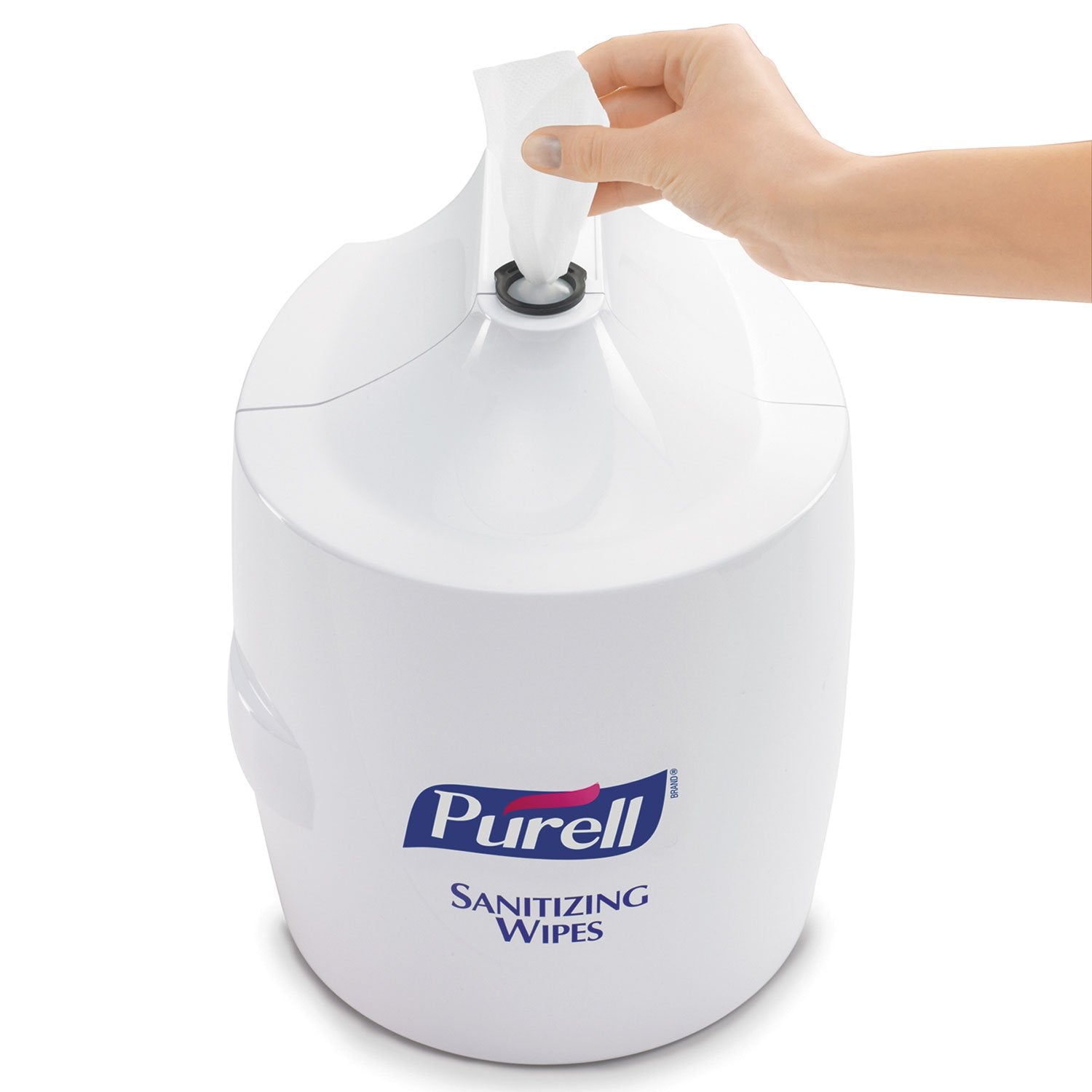 PURELL 901901 Hand Sanitizer Wipes Wall Mount Dispenser, 1200/1500 Wipe Capacity, White