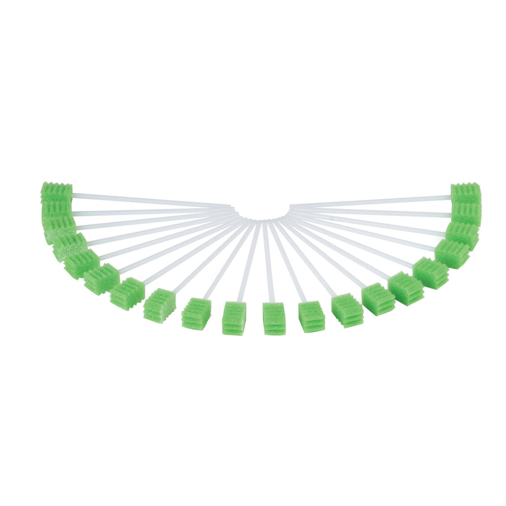 Stryker - Sage Toothette Plus Single Use Oral Swabs - Without Sodium Bicarbonate - Unflavored - Bag of 20 Swabs - Disposable Den