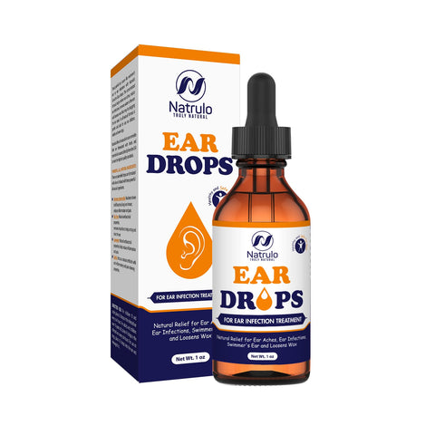 Natural Ear Drops for Ear Infection - Herbal Eardrops for Adults, Children & Pets - Soothes Discomfort, Ear Aches, Itchy Ears, S