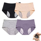 IDCWZL Leakproof Panties for Women Over 60 Leak Proof Ladies Underwear with Incontinence Comfortable(4pc-b,4X-Large)