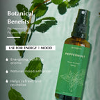 Peppermint Room, Linen & Pillow Spray by Aromafume | 100ml/3.38 fl oz | with Pure Peppermint Essential Oil | Aromatherapy Spray