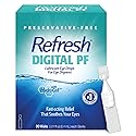 Refresh Digital PF Lubricant Eye Drops, Preservative-Free, 0.01 Fl Oz Single-Use Containers, 30 Count (Pack of 1)